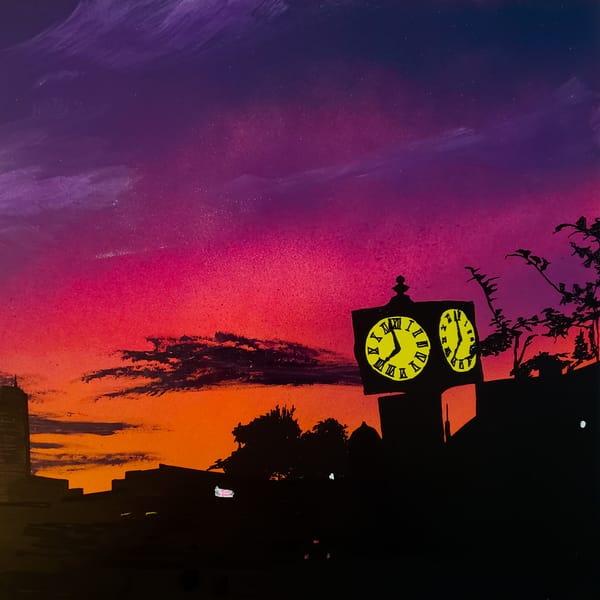 Monroe & Alexander Sunset, from the Arby's