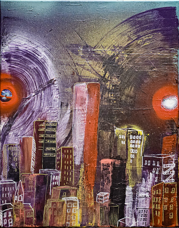 Skyline No. 10 (Two Suns)